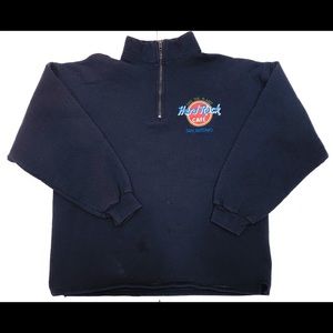 hard rock quarter zip
